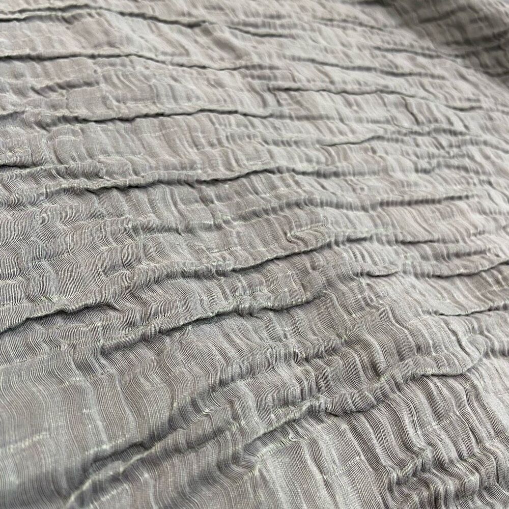GRIZAS Linen & Silk Cowl Neck Oversized Top - Picture 6 of 7